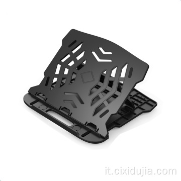 Supporto per laptop in plastica regolabile in inclinazione